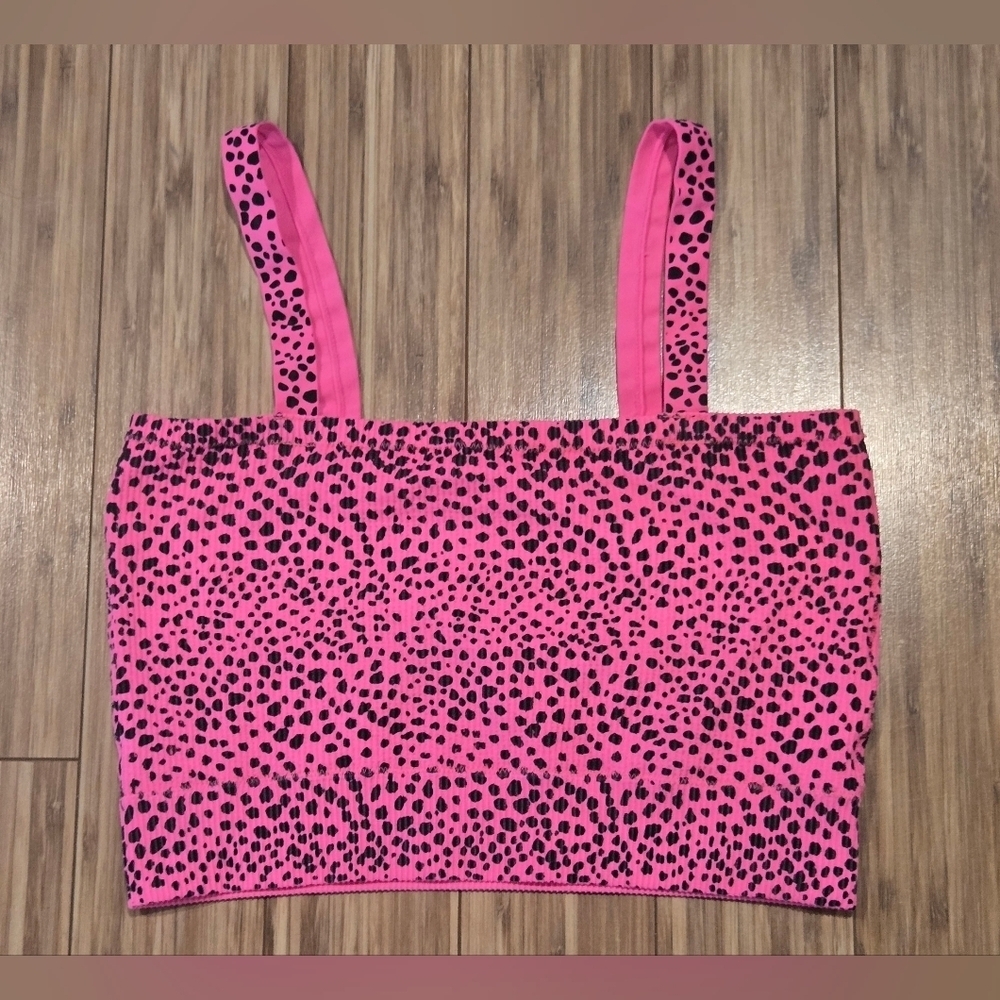 NWOT No Boundries Pink Leopard Print